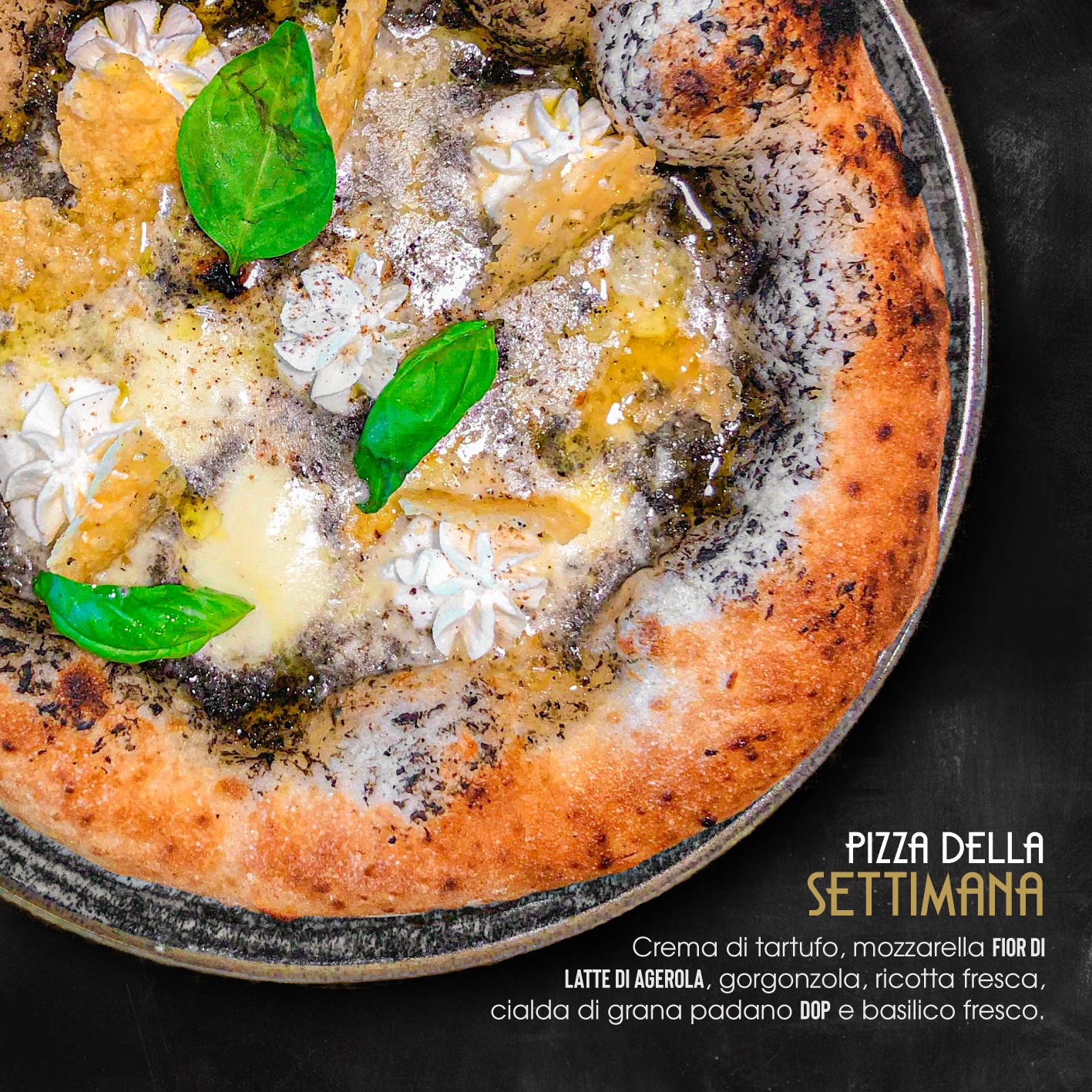 Pizza contemporanea gourmet lago garda