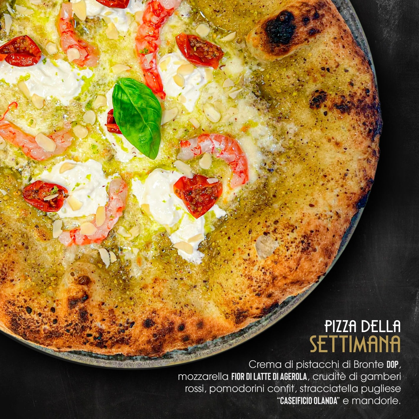 Pizza contemporanea gourmet lago garda