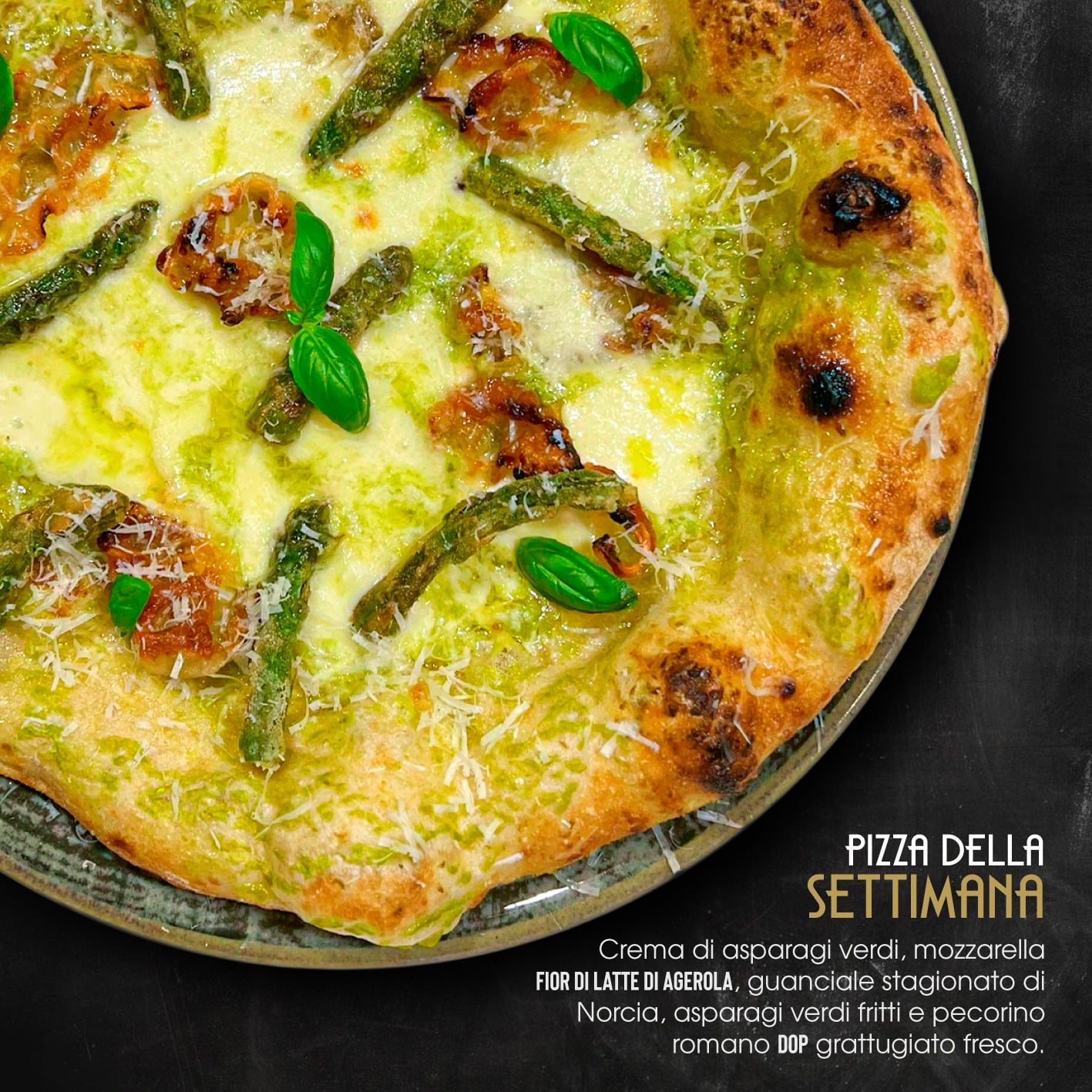 Pizza contemporanea gourmet lago garda